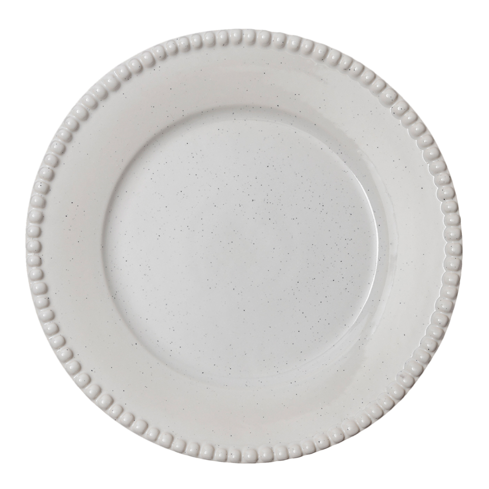 PotteryJo - Daria Tallrik 28 cm Cotton white