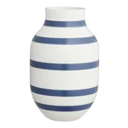 Kähler Design Omaggio Vase 30,5 cm Stålblå
