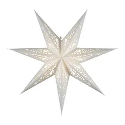 Star Trading Lace Julestjerne 45 cm Hvit 