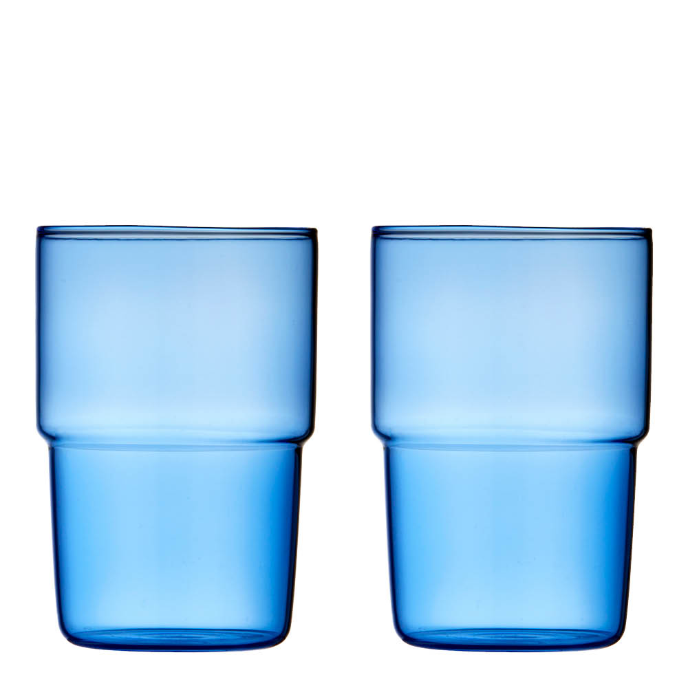 Lyngby Glas - Torino Dricksglas 40 cl 2-pack Blå