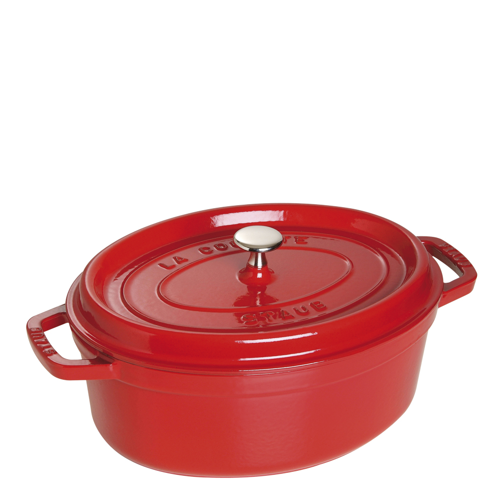 Staub – Gryta 4,2 L oval Röd