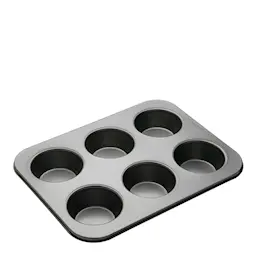 MasterClass Muffinsform för 6 stora muffins 