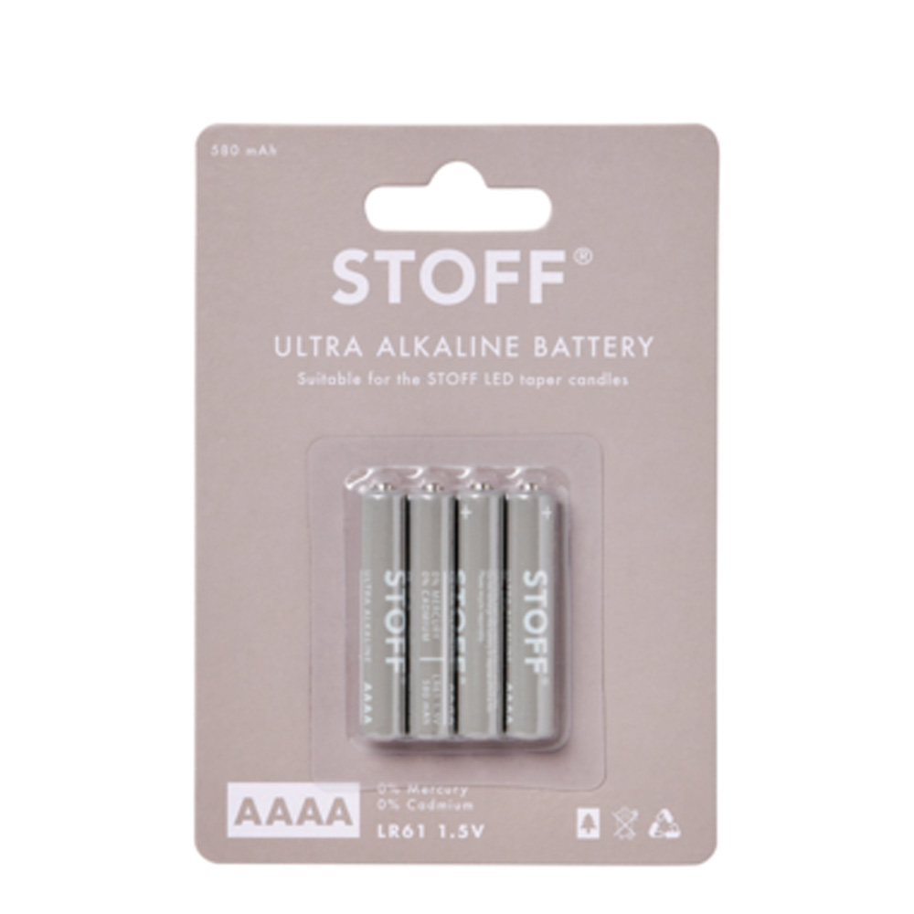 Läs mer om Stoff Nagel - Stoff Nagel Uyuni Batteri AAAA 4-pack