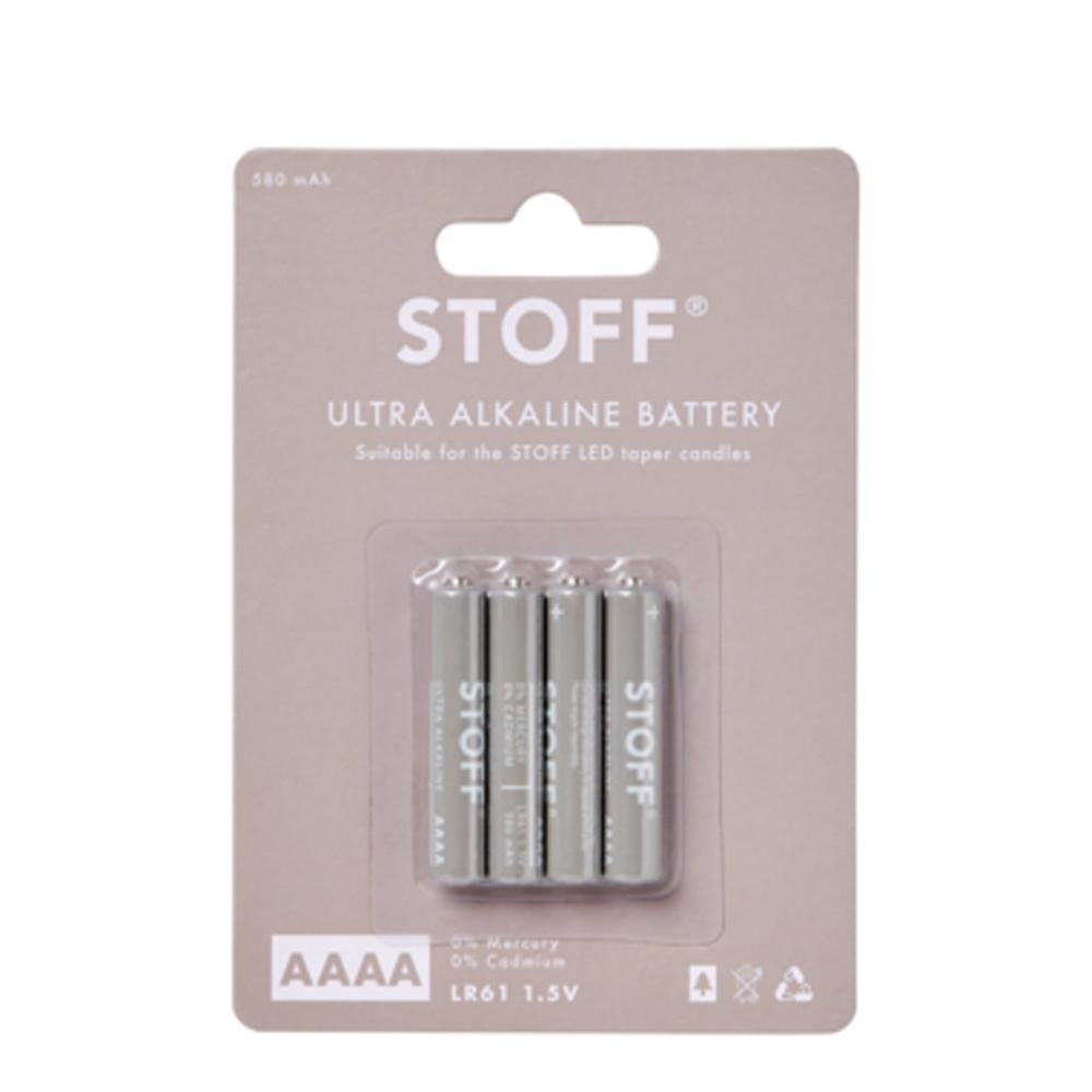 Stoff Nagel - Stoff Nagel Uyuni Batteri AAAA 4-pack