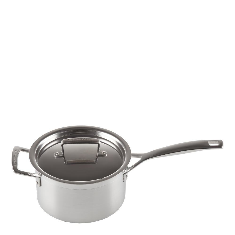 Le Creuset – 3Ply Kastrull med lock 18 cm 2,8 L