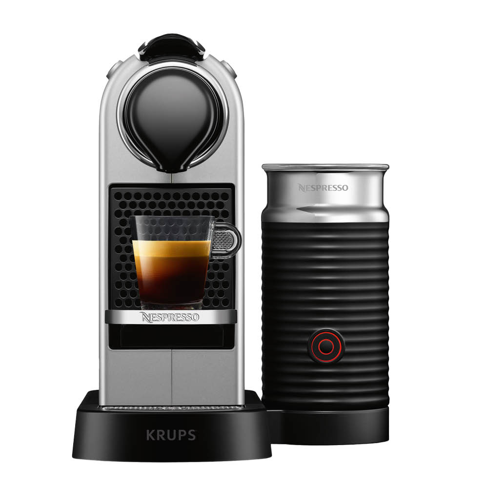 Nespresso - Nespresso CitiZ and Milk Maskin 1 L Silver