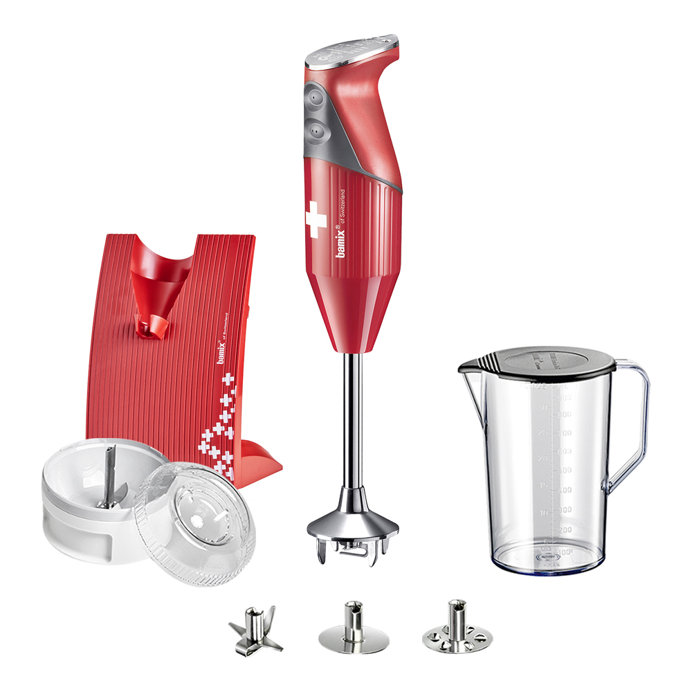 Bamix – Bamix Stavmixer Swissline D 200 w Röd