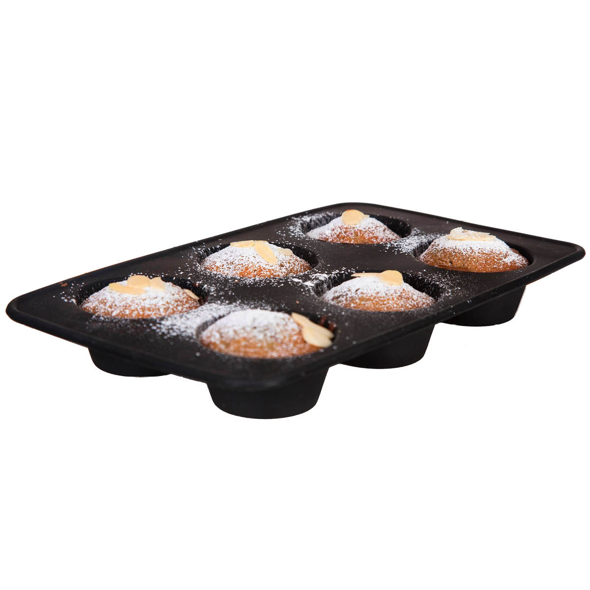 Läs mer om Modern House - bAYk Muffinsform för 6 Muffins 30x18x5 cm Svart