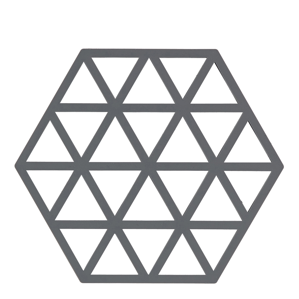 Zone Denmark – Triangles Grytunderlägg SilIkon Grå 16 cm