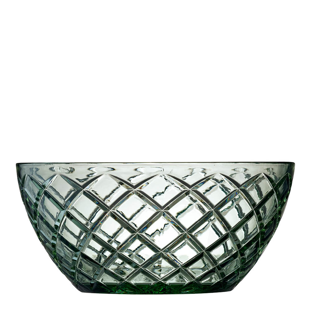Lyngby Glas – Sorrento Salladsskål 24 cm Grön