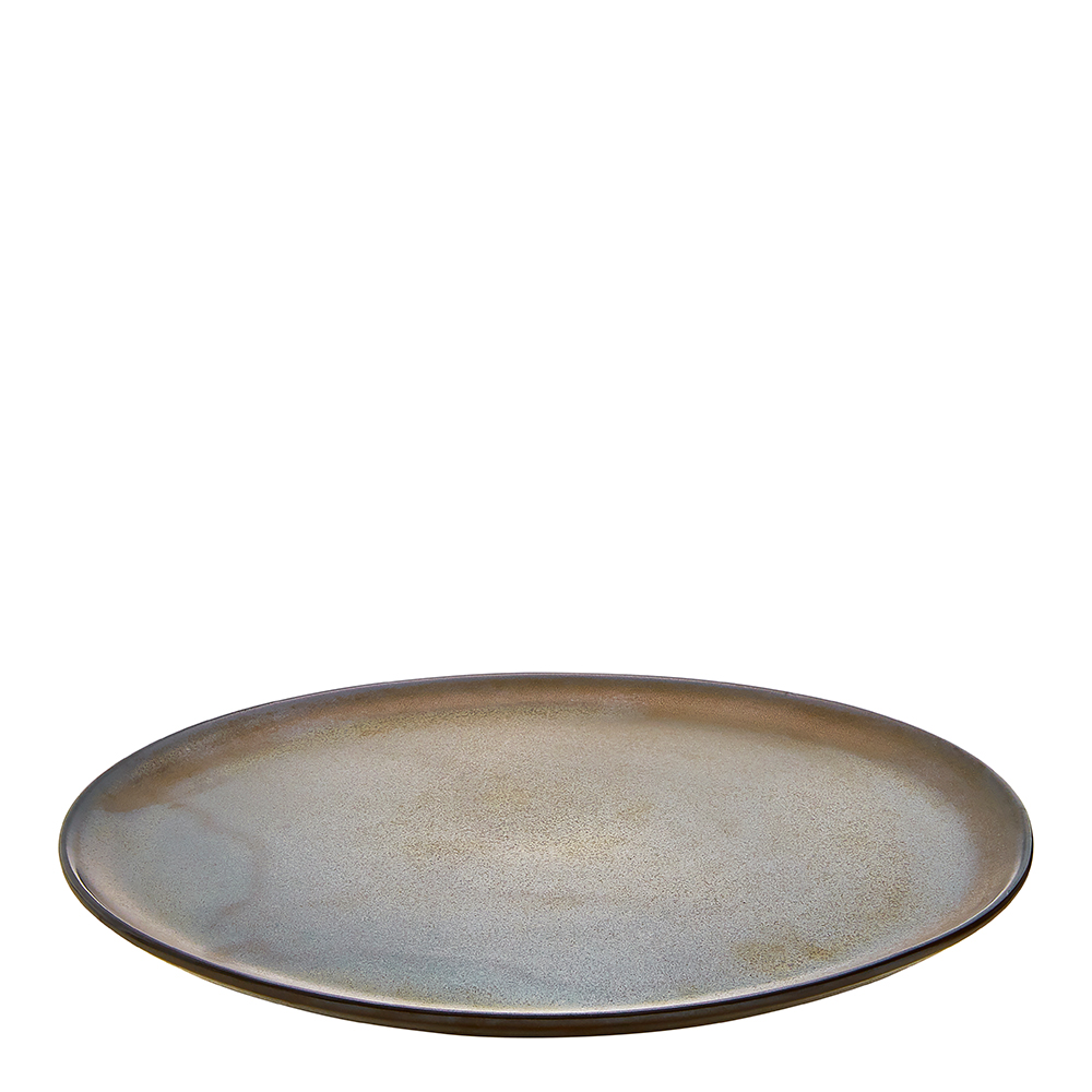 Aida - Raw Tallrik 23 cm Metallic Brown