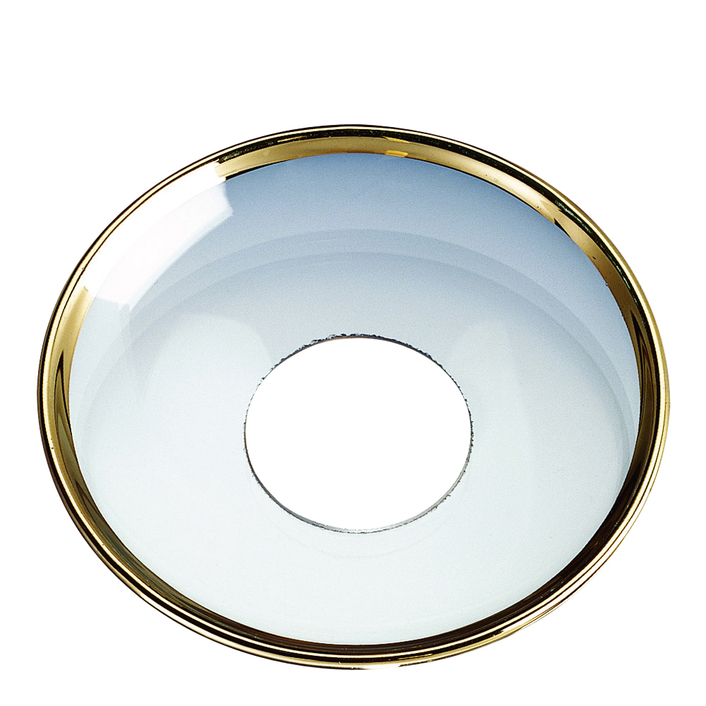 Läs mer om Nybro Crystal - Ljusmanschett 6,5 cm Klar/Guldkant