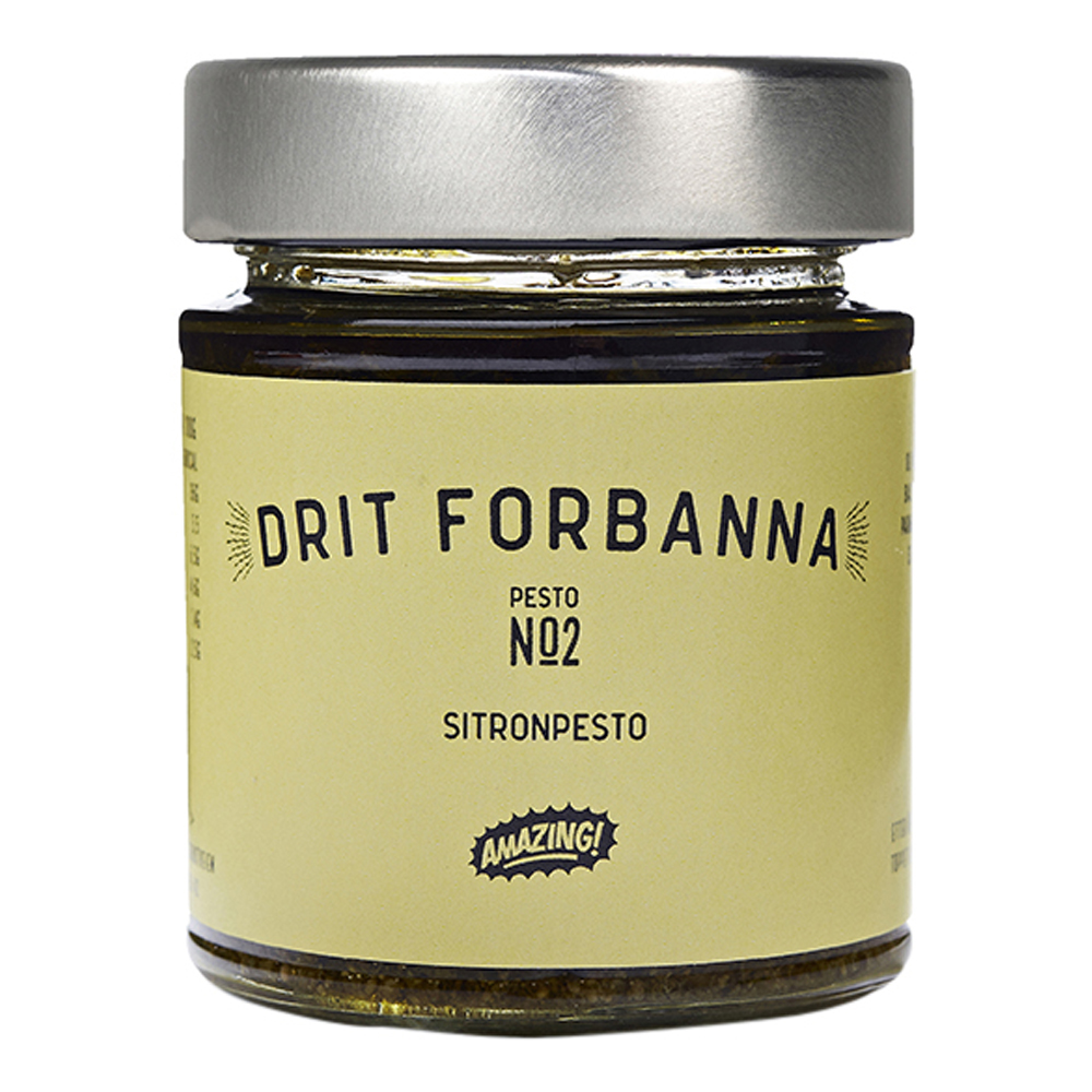 Drit Forbanna - Drit Forbanna Pesto Citron 135 g