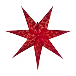 Star Trading Decorus Julestjerne 63 cm  Rød 