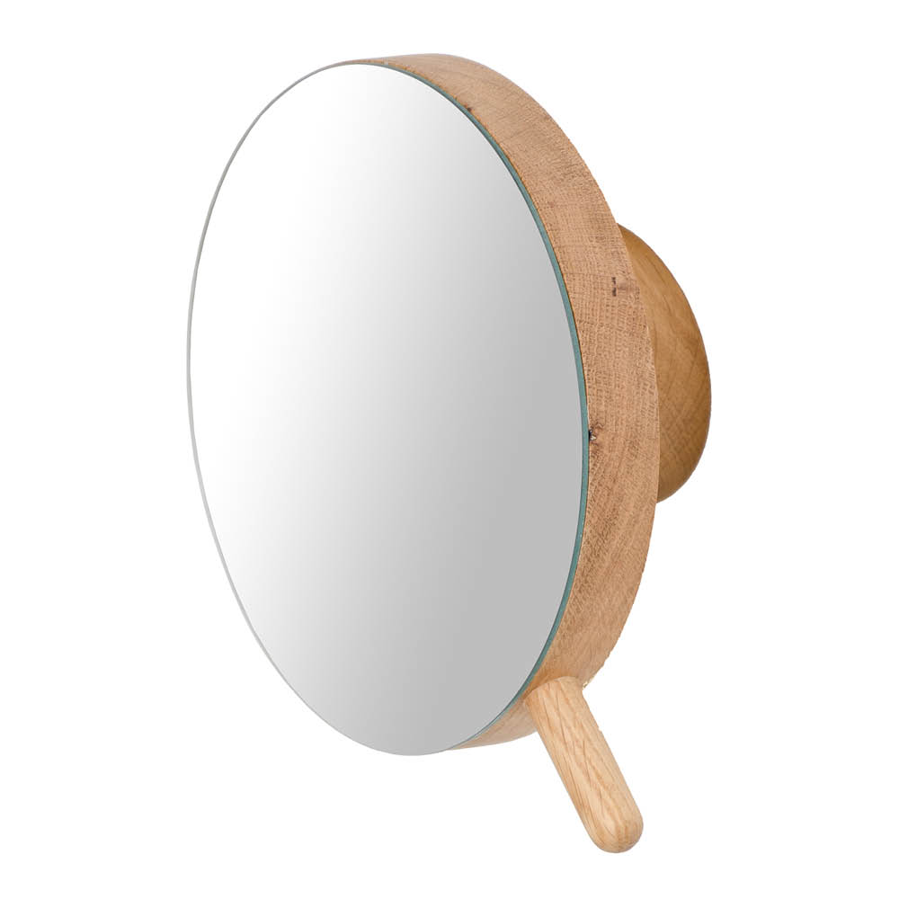 Läs mer om Wirew - Magnify Mirror Förstorande Väggspegel 18 cm Ek