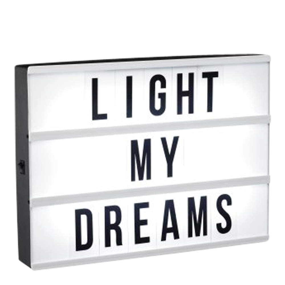 PR Home - Lightbox Låda LED A4