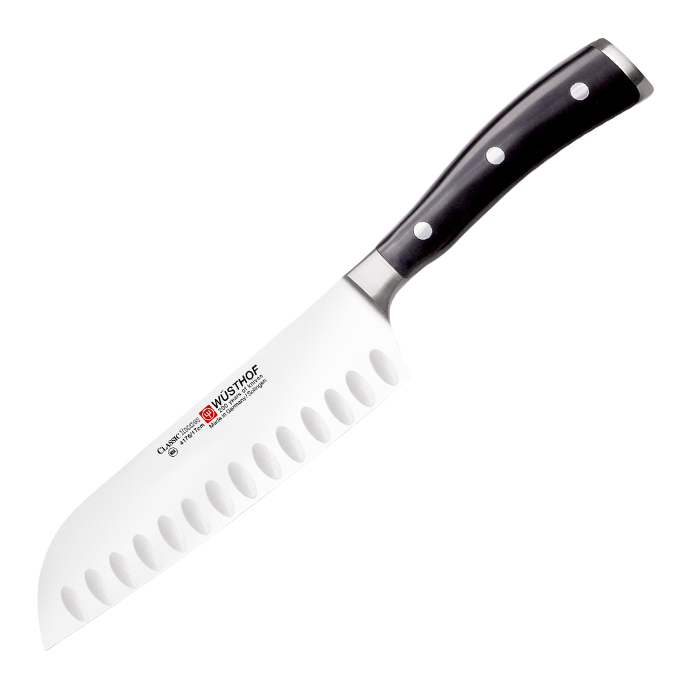 Classic Ikon Santoku-veitsi 17 cm  Musta