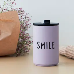 Design Letters To Go Termokopp Smile Lavendel  hover
