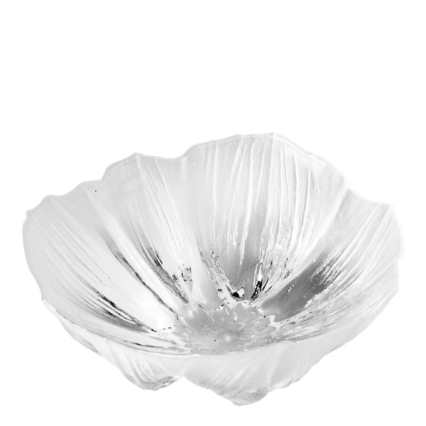 Målerås Glasbruk Anemone Skål 11 cm Hvit