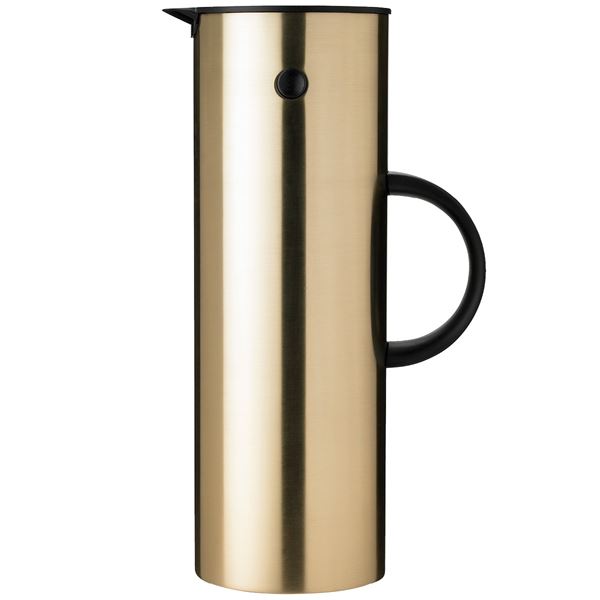 Stelton - Em77 termokanne 1L matt messing