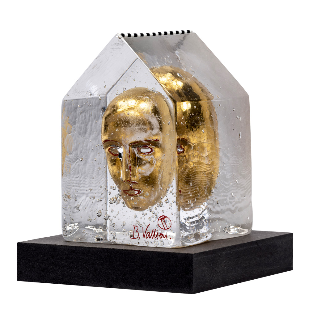 Kosta Boda - Artist Collection My Palace Golden heart BV AC-23 Guld