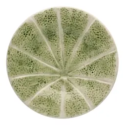 Bordallo Pinheiro Melon tallerken 20 cm grønn