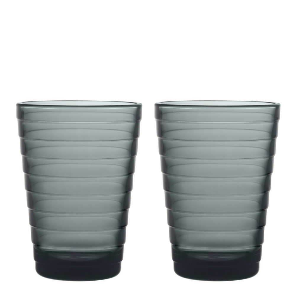 Läs mer om Iittala - GLAS MÖRKGRÅ 2 ST 33 CL Mörkgrå
