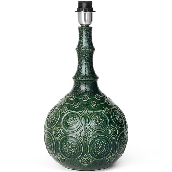 Bjørn Wiinblad - Symphony Magic Lampfot 25,5 cm Mörkgrön