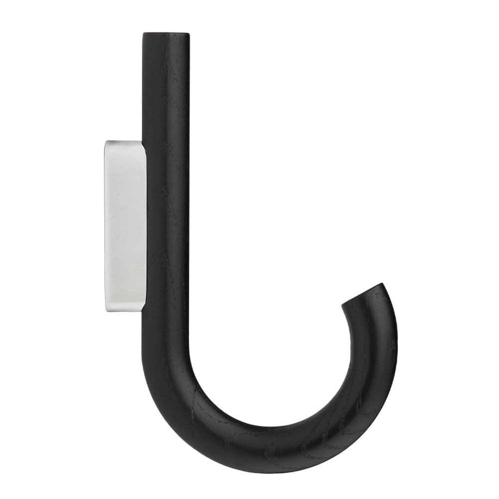 Gejst - Hook Krok Svart Ek 20 cm  Svart ek/Krom