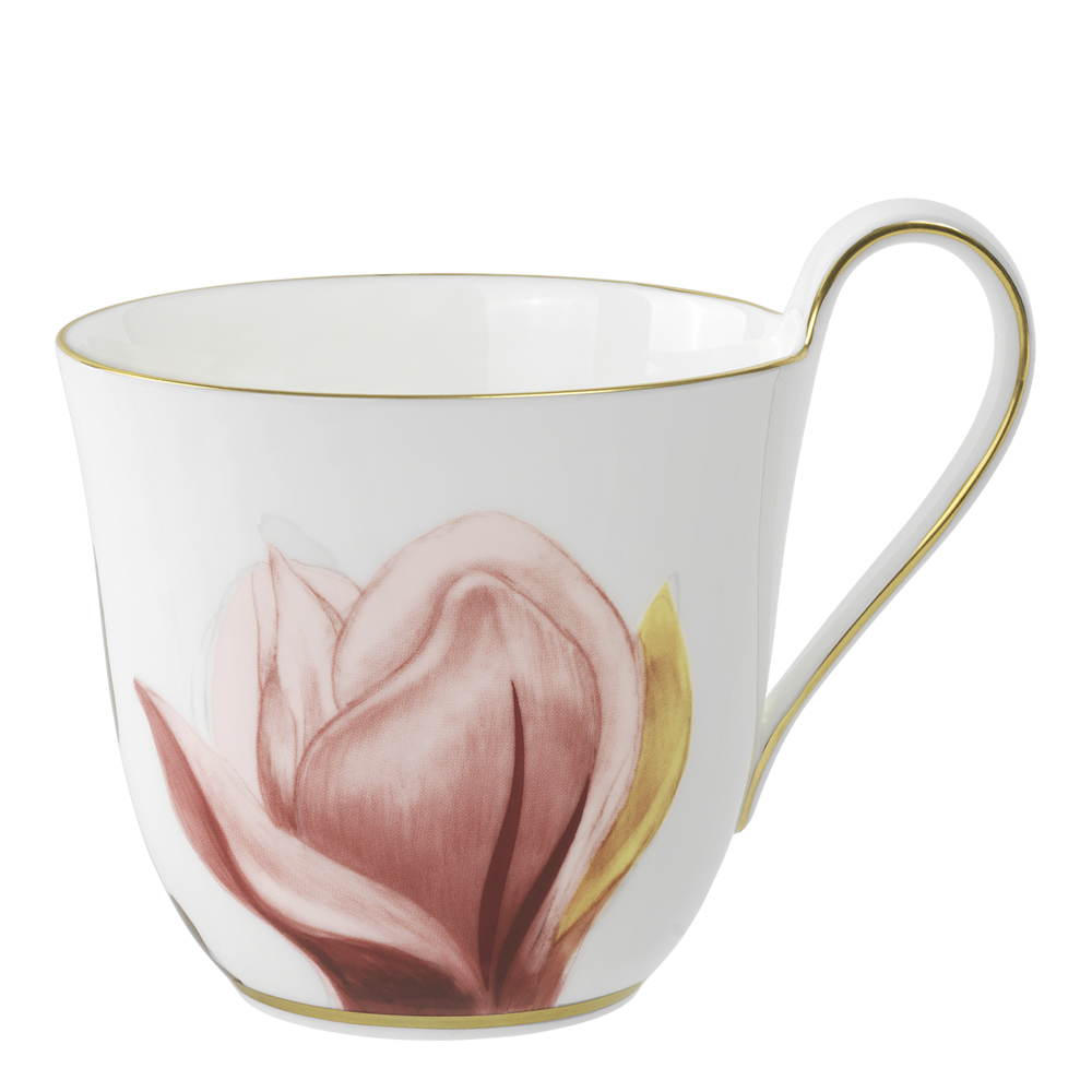 Royal Copenhagen - Flora Mugg handtag hög 33 cl Magnolia