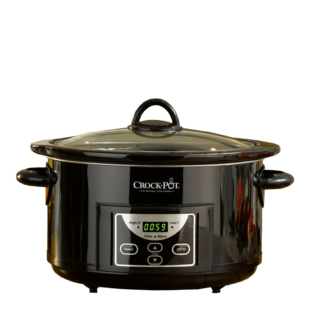 Läs mer om Crock-Pot - Crock-Pot Slow Cooker med timer 4,7 L