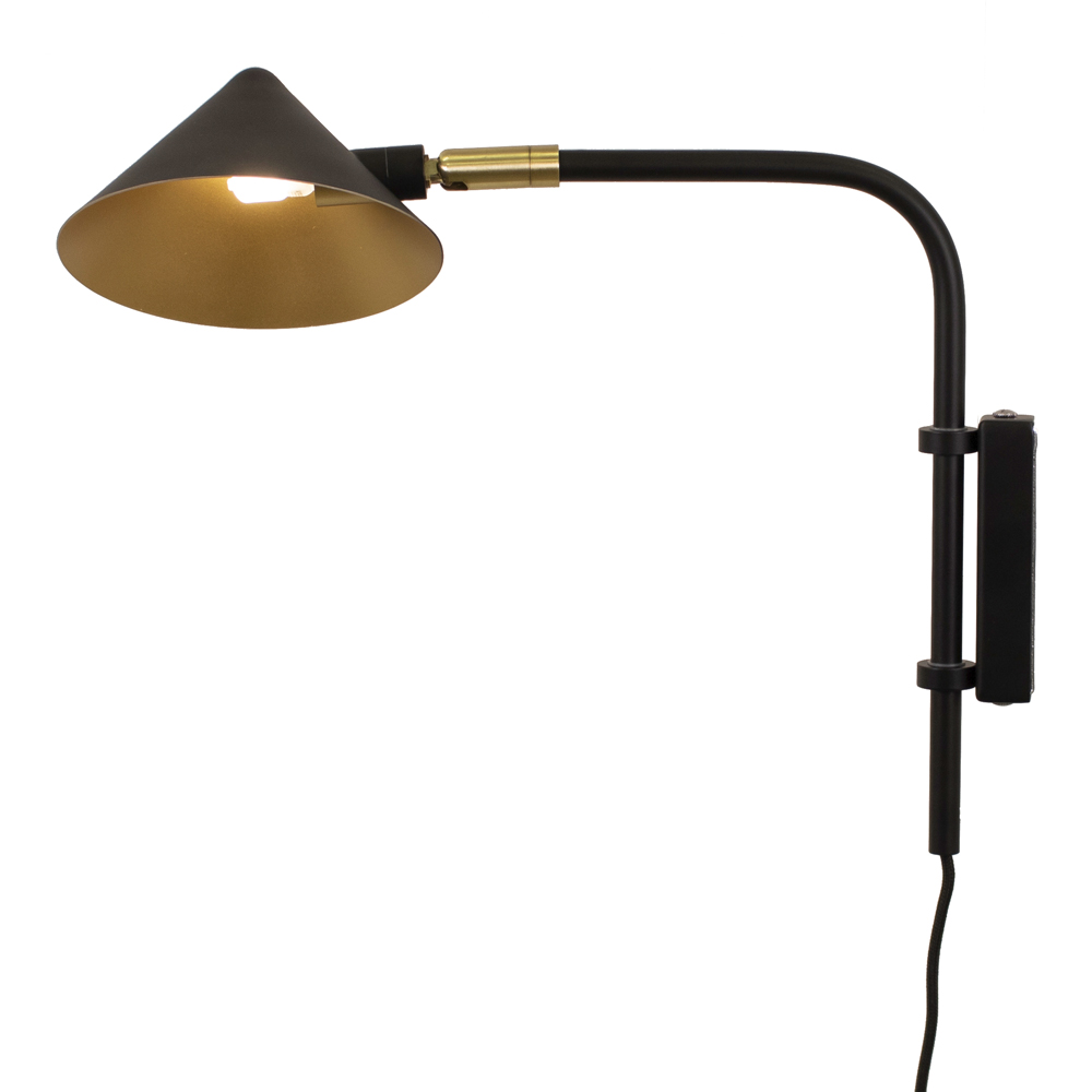 Watt & Veke – Kelly Vägglampa 35 cm Svart