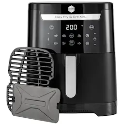 OBH Nordica Easy Fry & Grill XXL 2-i-1 airfryer AG8018S0 Svart