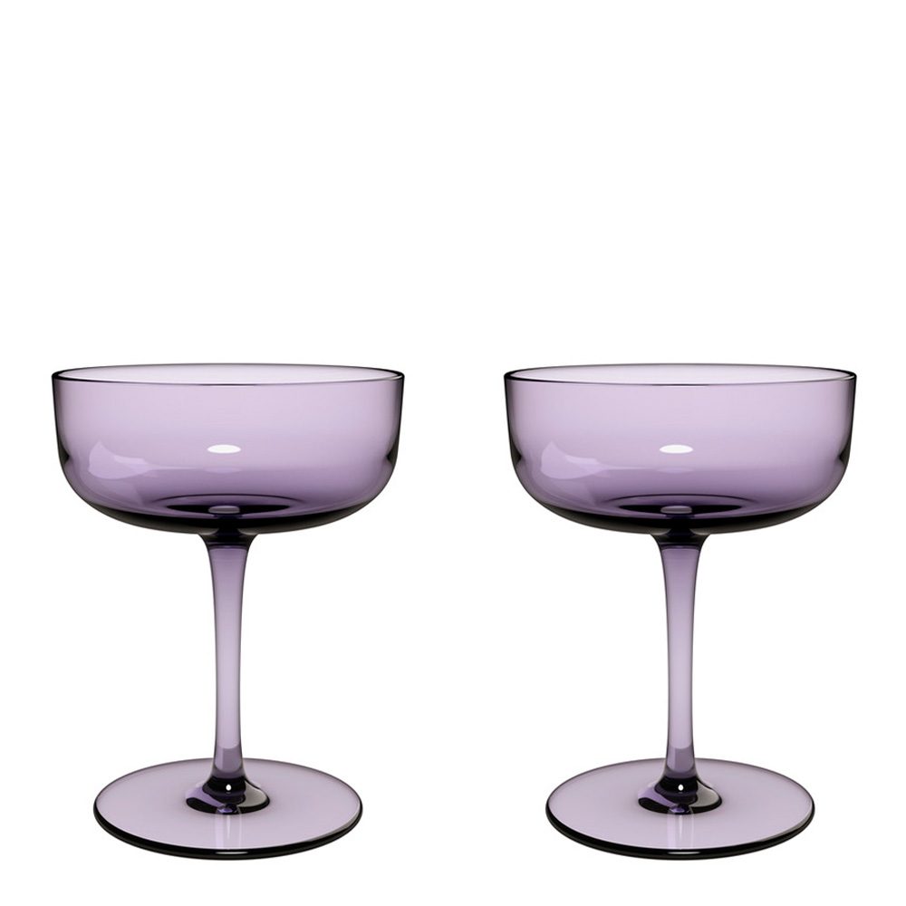 Villeroy & Boch - Champagneglass coupe 10 cl 2 stk lavendel