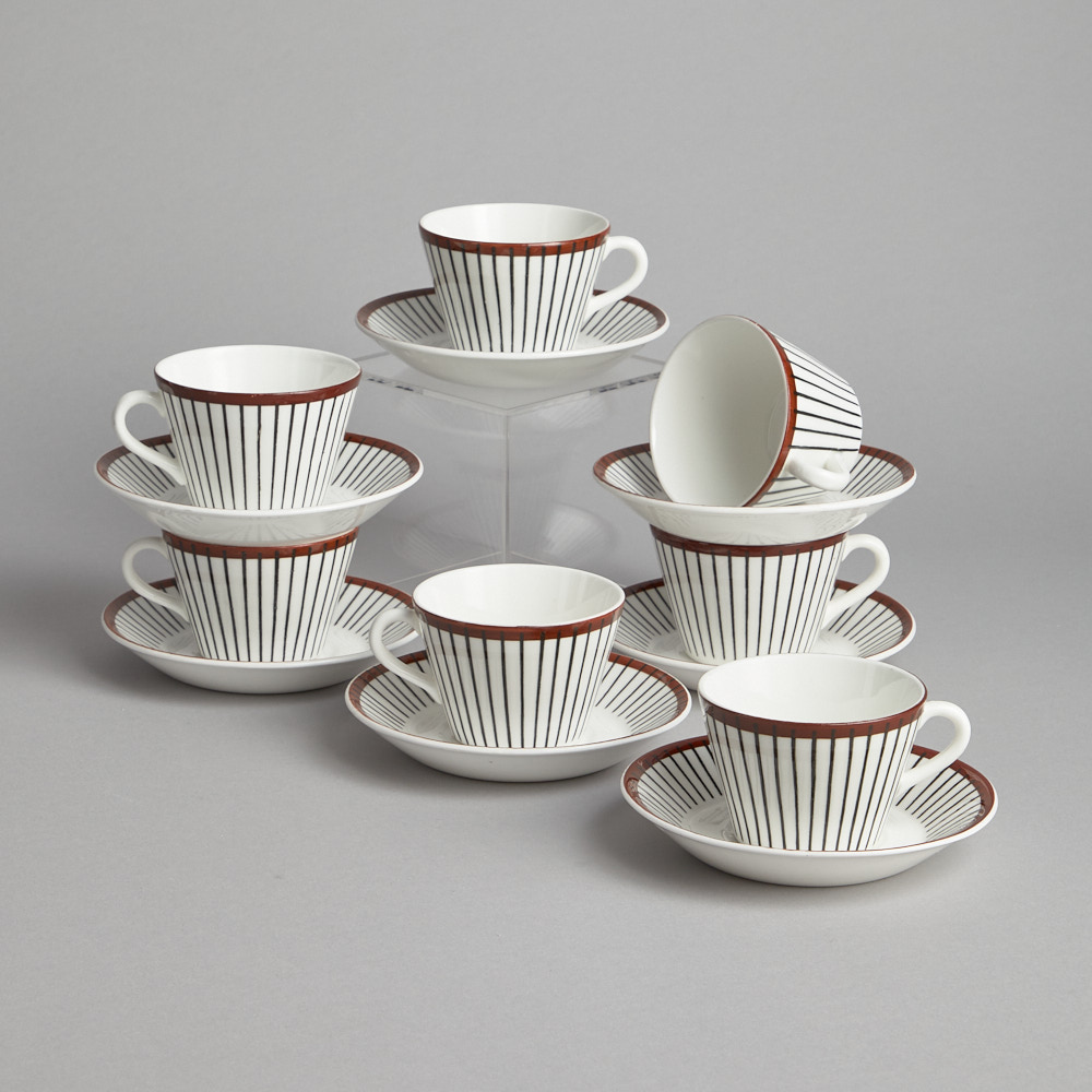 Läs mer om Gustavsberg - SÅLD Kaffekoppar med fat 
