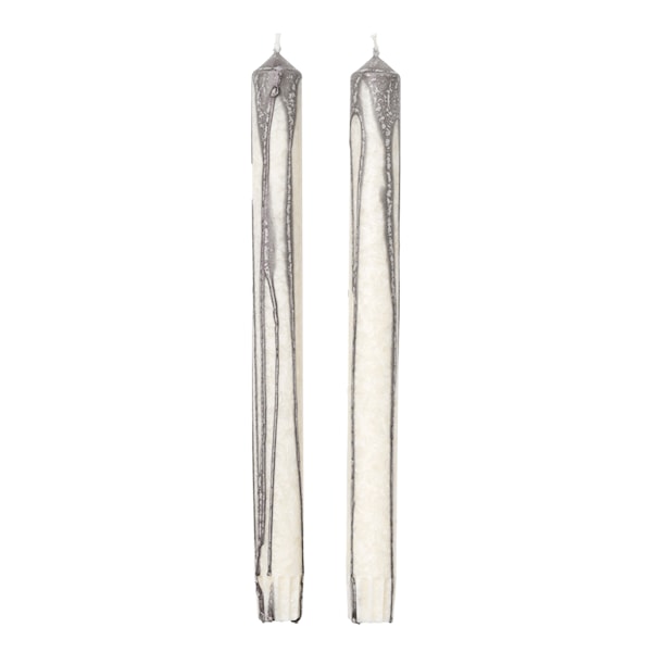 Duo Candle Ljus 26 Cm 2 Pack Warm Grey Cervera