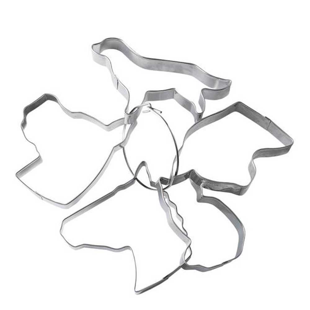 GastroMax - Kakmått Husdjur i ring 5 stycken