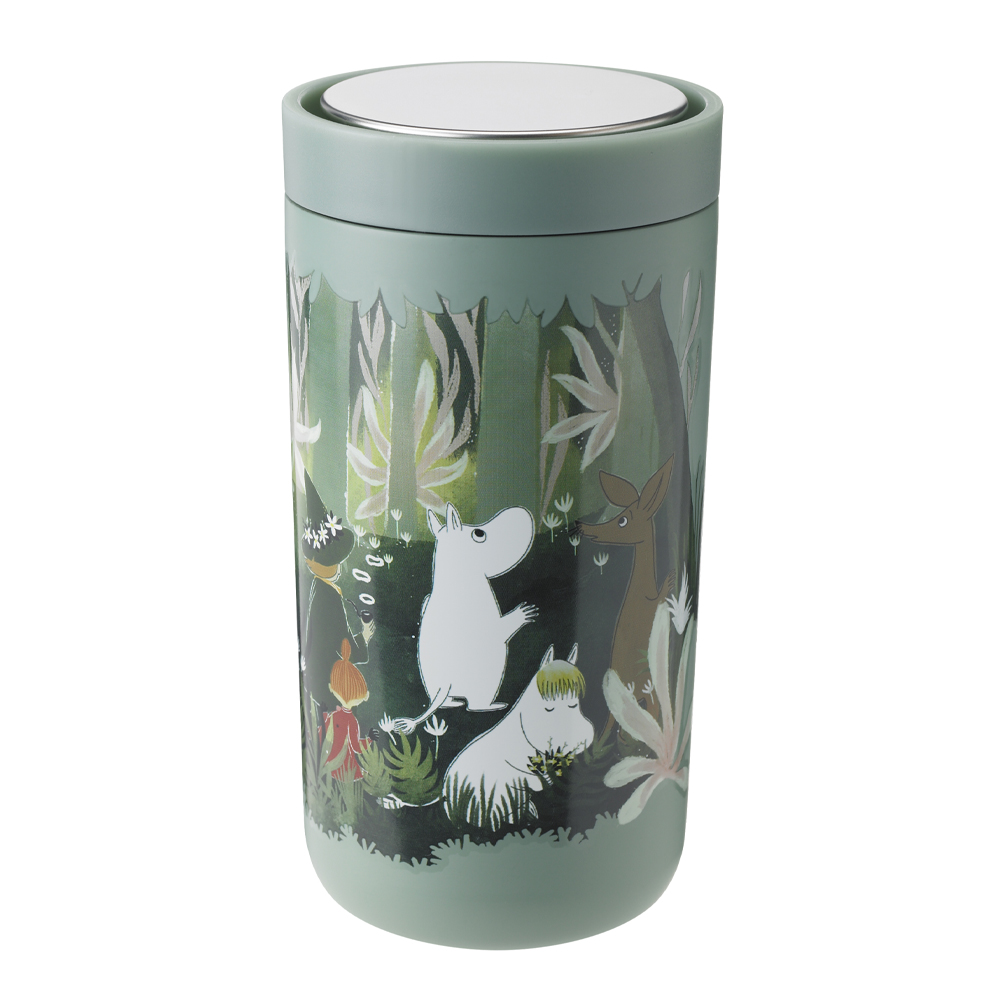 Läs mer om Stelton - Mumin To Go Click Mugg 20 cl Dusty Green