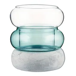 Muurla Bagel Lykt/Vase 11x12 cm Blå 