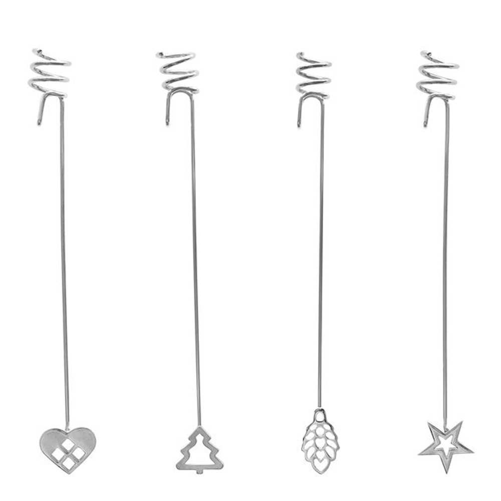 AIRies – Ljushållare 18 cm 4-Pack Silver