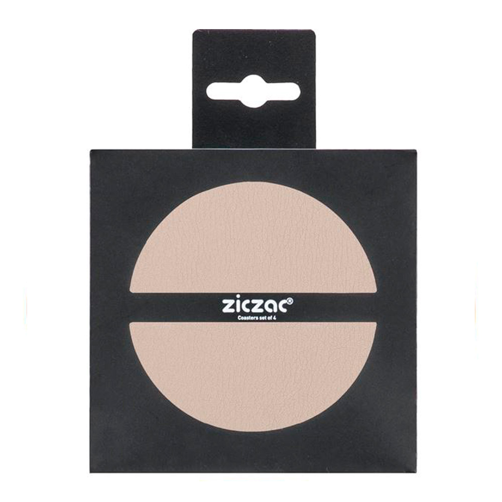 Modern House - Togo Glasunderlägg 10 cm 4-Pack Beige