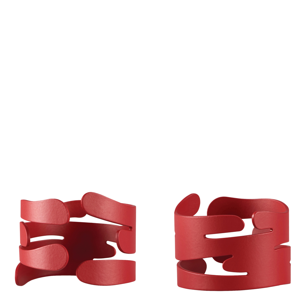 Alessi – Alessi Servettring 2-pack Röd