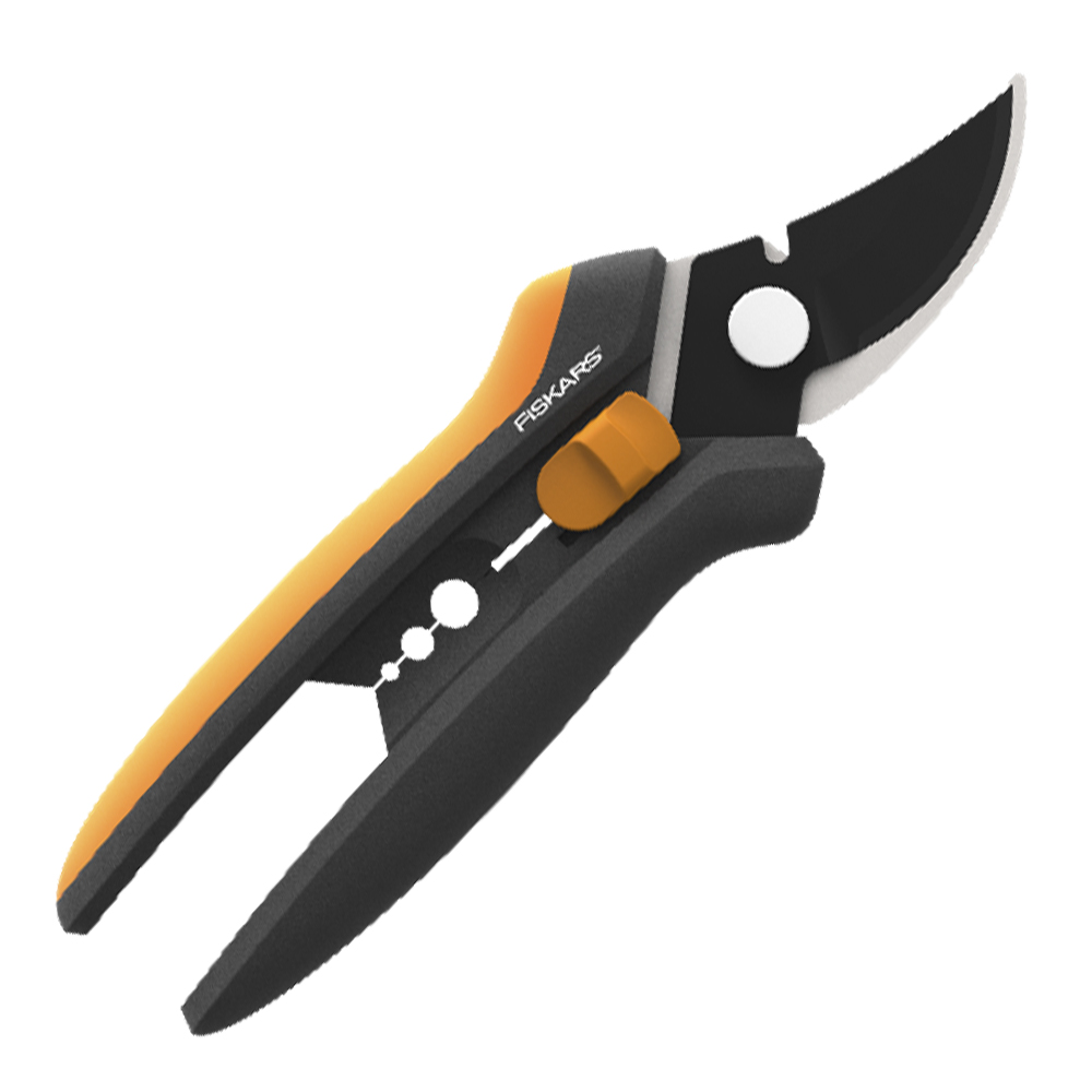 Fiskars - Solid Snip Blomsax SP14 Svart