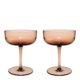 Villeroy & Boch Champagneglas coupe 10 cl 2-pack Clay