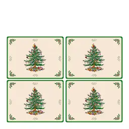 Pimpernel Christmas Tree Tablett 30x40 cm 4-pack  