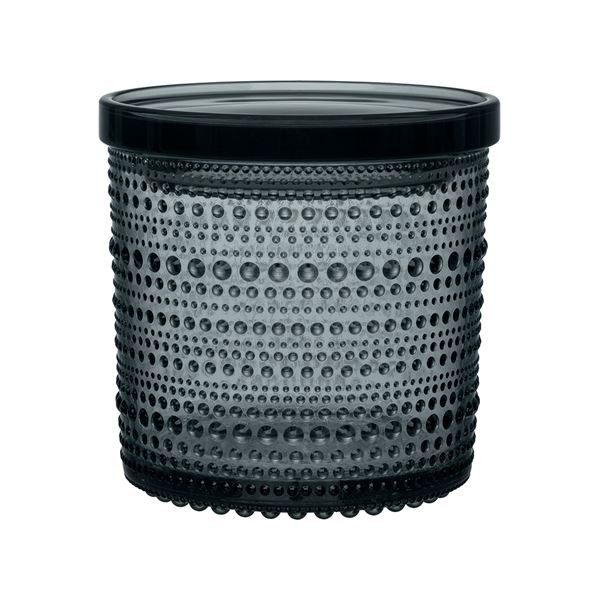 Iittala – Burk med lock 116×114 mm Mörkgrå