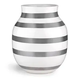 Kähler Design Omaggio Vase 20 cm Sølv 