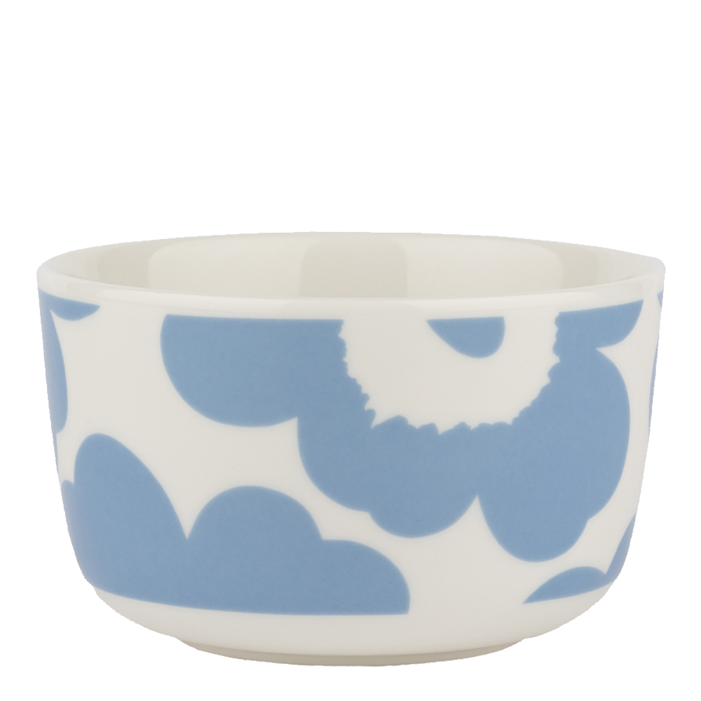 Marimekko – Unikko Skål 25 cl Sky Blue/Vit