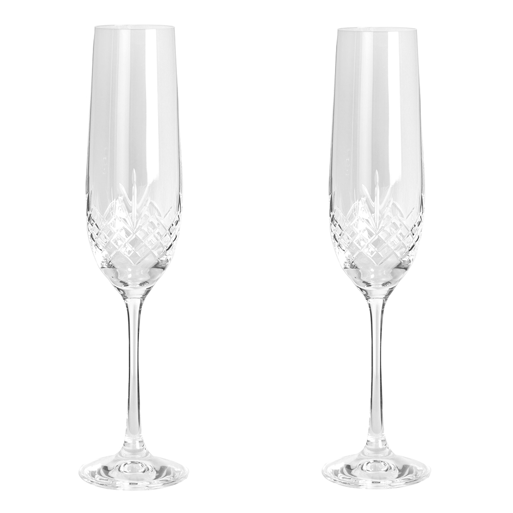 Läs mer om Stiernholm - Viola Champagneglas 19 cl 2-pack