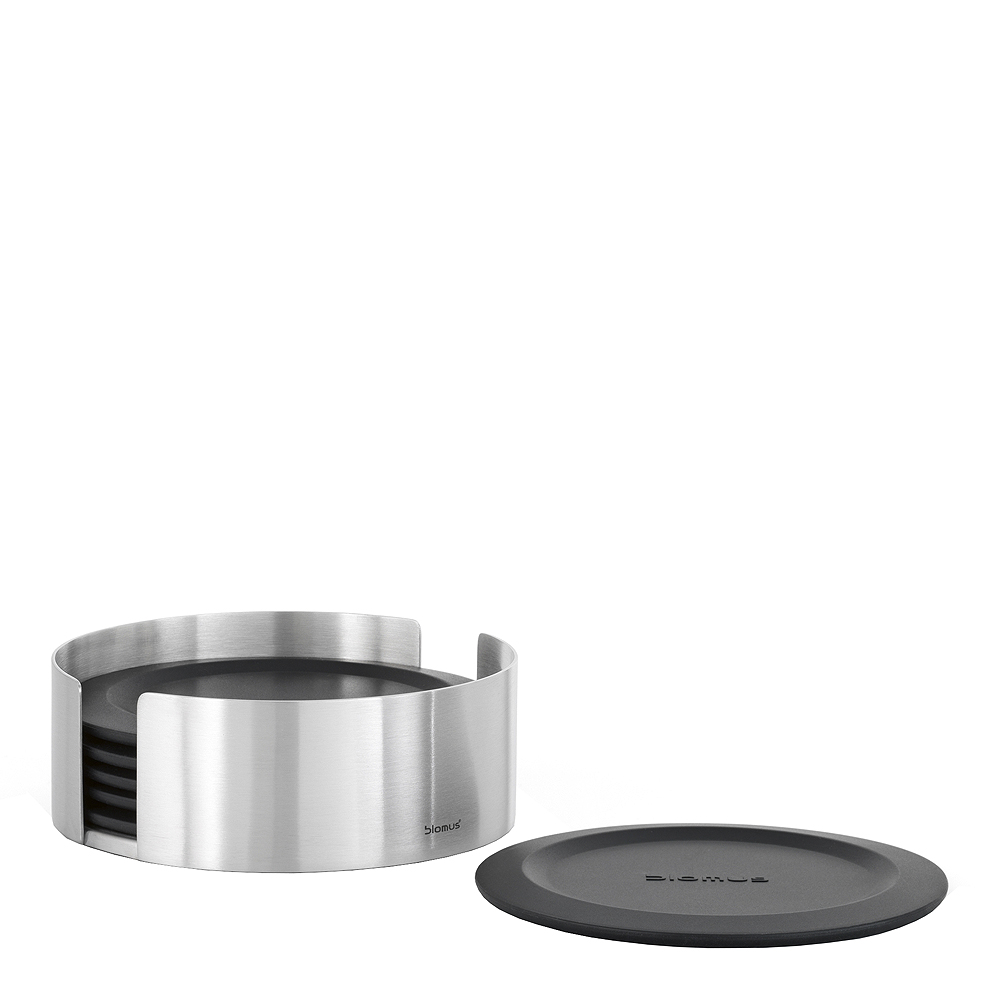 Lareto Glasunderlägg Silikon 6-pack Svart